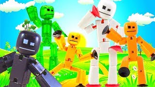 Забавные мультики про веселых игрушечных человечков Стикботов