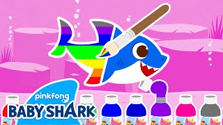 Baby Shark Coloring Fun | Coloring Activity | Baby Shark Toy Show | Toy Review 