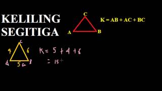menghitung Keliling Segitiga