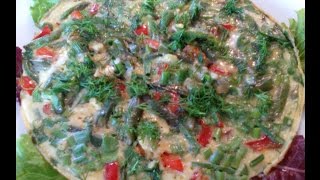Худеем к НОВОМУ ГОДУ! Вкусный ОМЛЕТ С ОВОЩАМИ, сытный диетический завтрак!