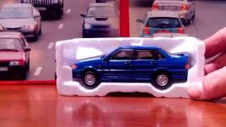 Синяя машинка lada 2115 Unboxing lada 2115