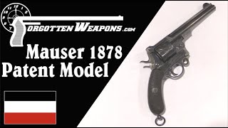 Mauser "Zigzag" Revolver Patent Model and its Unique Cartridge