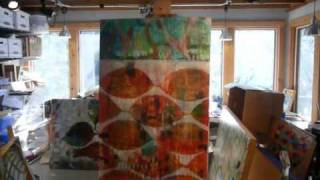 What's going on in my art studio today by artist Judy Paul