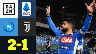Insigne ganz groß! CR7 Treffer reicht nicht: Napoli - Juventus 2:1 | Serie A | DAZN Highlights