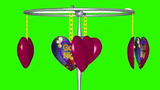 Good Night Green Screen Effects - Sweet Dreams blue Screen Animation - 3D Effects No  52