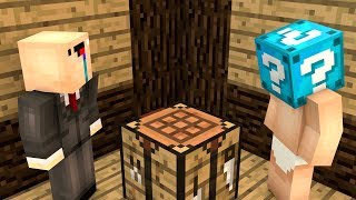 НУБЫ СКРАФТИЛИ ВОДЯНОЙ И ЭНЕДЕР ЛАКИ БЛОК В МАЙНКРАФT! СЕКРЕТНЫЙ КРАФТ! MINECRAFT