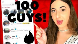 ASKING 100 GUYS FOR SEX ON TINDER! (TINDER EXPERIMENT)