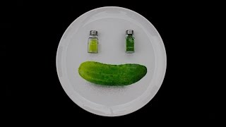 Drawing Cucumber with Salt