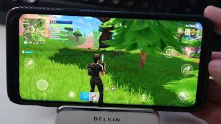 Galaxy S9 Plus Fortnite Gameplay