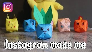 Instagram made me do it: Pokemon Origami