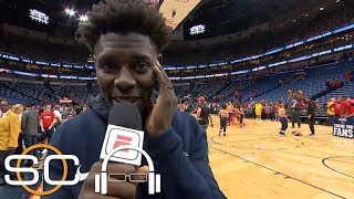 Jrue Holiday: The atmosphere in New Orleans was 'insane' | SC with SVP | ESPN