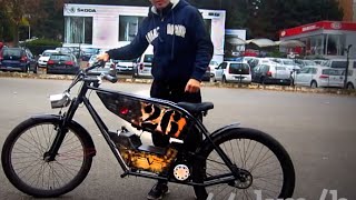 Электровелосипед своими руками 26 Bike, самодельный  РЕТРО ВЕЛОСИПЕД, МОТОЦИКЛ, Custom Bike, VINTAGE
