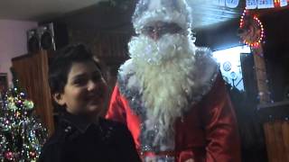 Поздравление Деда Мороза, база "Клевый берег"