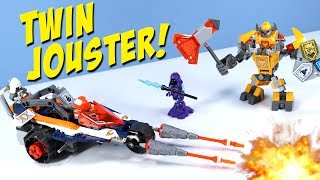 LEGO NEXO Knights Lance's Twin Jouster and Battle Suit Axl Review