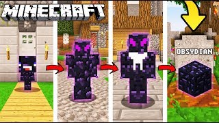 ŻYCIE OBSYDIANU W MINECRAFT || OD NARODZIN DO ŚMIERCI