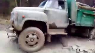 ГАЗ 53 лесное бездорожье
