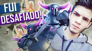 FUI DESAFIADO POR OUTRO YOUTUBER DE CLASH OF CLANS! | ESTRATÉGIA IGUAL ESSA,NUNCA NEM VÍ  ¯\_(ツ)_/¯