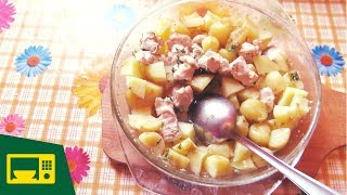 ✅ Картошка тушеная с курицей / в микроволновке Samsung