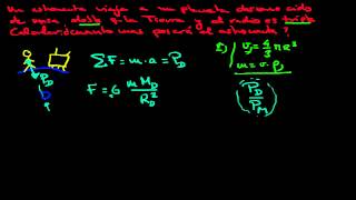 LEY UNIVERSAL DE LA GRAVEDAD DE NEWTON (EJEMPLO). FISICA DINAMICA CLASICA 7.