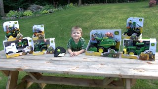 LITTLE BOY LOVES JOHN DEERE TRACTOR & TRUCK TOYS