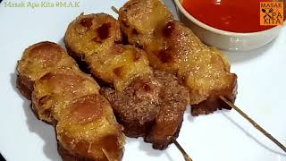 ROTI SOSEJ BERSALUT TELUR BY M.A.K #62 - MASAK APA KITA #M_A_K