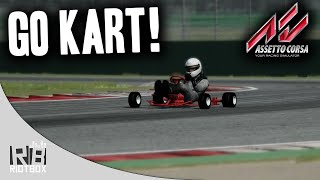 Assetto Corsa Go Kart Gameplay (125cc 6speed Shifter Kart)