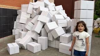 ДОМ ИЗ  КОРОБОК. CARDBOARD HOUSE