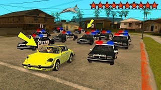 ОНИ МЕНЯ НЕ ПОЙМАЮТ! САМАЯ БОЛЬШАЯ ПОГОНЯ ОТ КОПОВ В GTA SAN ANDREAS!!