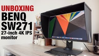 Unboxing BenQ SW271 4K Monitor
