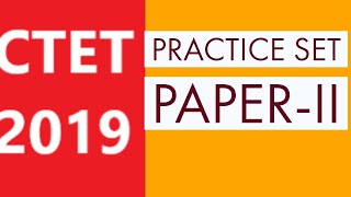 CTET Practice Set Paper 2. Science and Social Science. CTET Paper 2