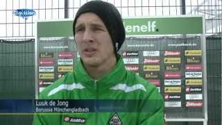 Borussia Mönchengladbach vor dem Spiel gegen Eintracht Frankfurt