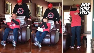 Surprise football tickets brought this Georgia dad to tears | New York Post