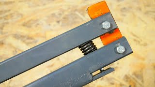 EXCELLENT DIY TOOL IDEA - How to make metal hole punch