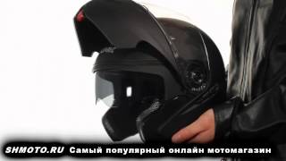 Мотошлем-модуляр Hawk GLD-904 Black Matte DOT Modular Helmet