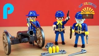 Playmobil Cowboys deutsch mit Kanone 3812 - Cowboys and Indians Review Neuheit auspacken