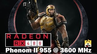 Quake Champions - 1080p: RX 480 + Phenom II 955 High Settings