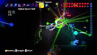 Terraria Xbox Plantera Boss Battle