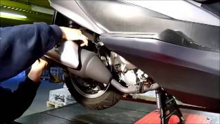 SUZUKI BURGMAN 125 2014 - 15 SCARICO GPR  BURGMAN GPR EXHAUST SYSTEMS