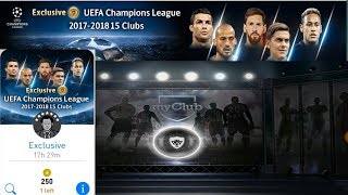 Pes 2018 Android || [EXCLUSIVE] UEFA Champions League 2017-2018 15 Clubs Pack Opening(Box Draw)