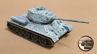 Самая Простая и Доступная модель Танка Т-34/85