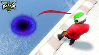 GTA V Online: PRIMEIRO PARKOUR da QUEDA LIVRE na NEVE!!!
