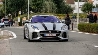 3x Jaguar F-Type SVR - LOUD Accelerations & Crackles !