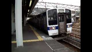 【常磐線・原ノ町行き】415系1500番台　勝田駅での前4両切り離し作業