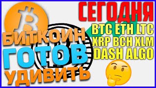 Прогноз по Биткоин, BTC, ETH, LTC, XRP, XLM, BCH, DASH, ALGO на сегодня! Рост продолжится 9000-9400$