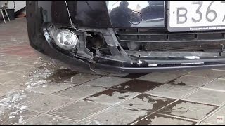 Замена радиаторов, бачка, подкрылка, бампера и пр. (полная версия) vw golf 6