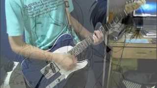 [TAB]【HoneyWorks】GUMI - ┗-∵-┓金曜日のおはよう 弾いてみた (guitar cover)