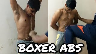 Rock Hard Abs | Boxer Challenge | Abs Conditioning