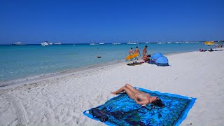 Es Trenc, the most famous nudist beach in Mallorca.