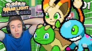THESE STARTER POKEMON ARE AMAZING! Pokemon Solar Light & Lunar Dark Part 01 w/ HDvee (Fan Game)
