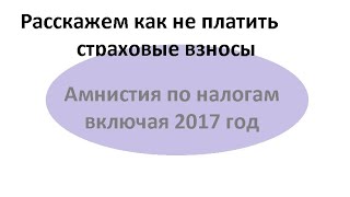 Амнистия по налогам на ИП